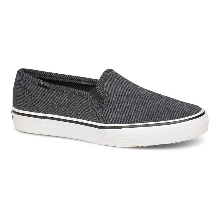 Keds Double Decker Women's Shoes, Size: 7.5, Dark Grey