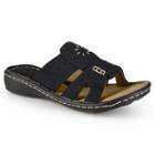 Journee Collection Madge Women's Wedge Sandals, Girl's, Size: 6, Black