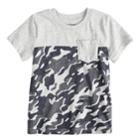 Baby Boy Jumping Beans&reg; Camouflaged Pocket Tee, Size: 18 Months, Med Grey