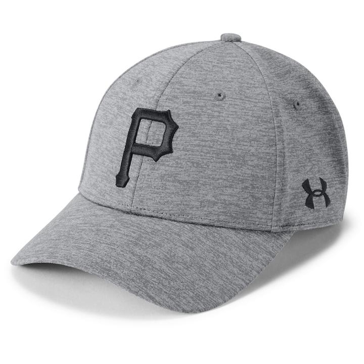 Adult Under Armour Pittsburgh Pirates Twist Closer Adjustable Cap, Men's, Grey