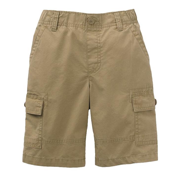 Sonoma Goods For Life&trade; Canvas Cargo Shorts - Boys 4-7x, Boy's, Size: L(7), Brown