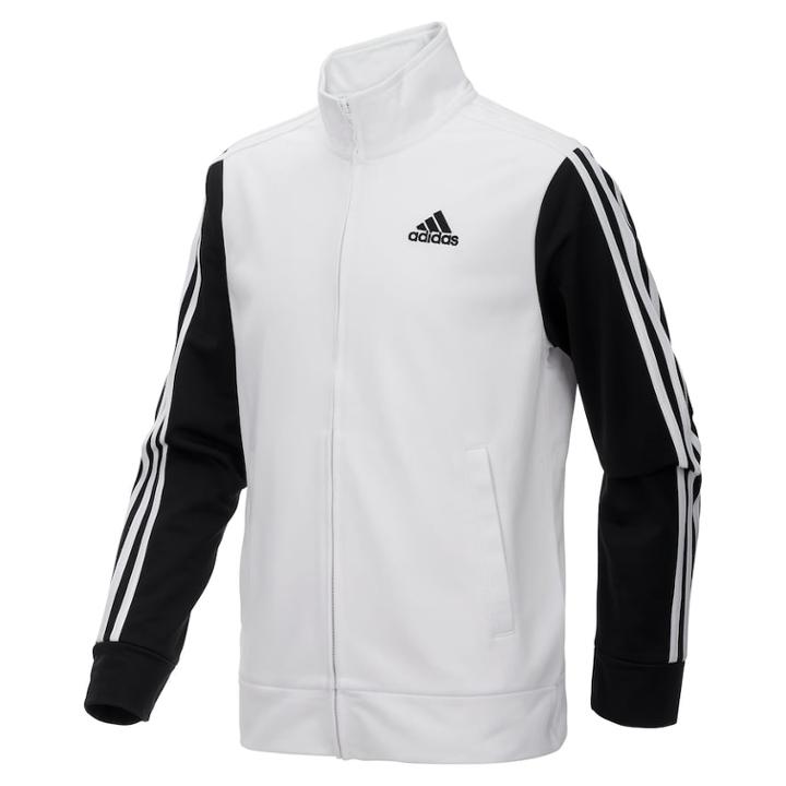 Boys 8-20 Adidas Colorblock Track Jacket, Size: Large, White