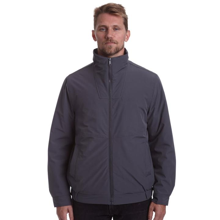 Men's Haggar Stretch Jacket, Size: Small, Grey (charcoal)