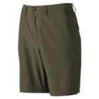 Men's Sonoma Goods For Life&trade; Flexwear Stretch Hybrid Shorts, Size: 38, Beig/green (beig/khaki)