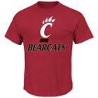 Section 101 By Majestic Cincinnati Bearcats Always Admired Tee - Men, Size: Xxl, Red