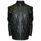 Big & Tall Franchise Club Raw X Lambskin Leather Moto Jacket, Men's, Size: 6xl, Black
