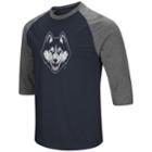 Men's Campus Heritage Uconn Huskies Moops Tee, Size: Medium, Dark Blue