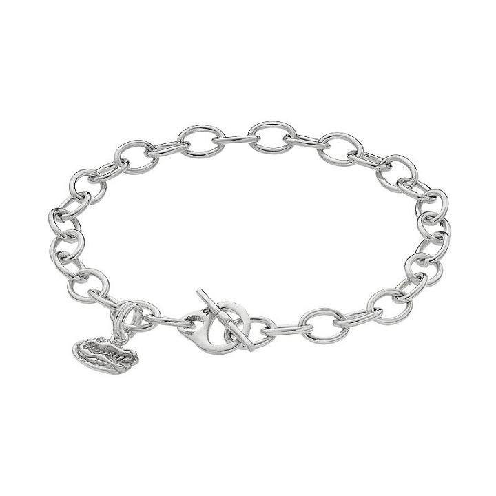 Dayna U Florida Gators Sterling Silver Toggle Bracelet, Women's, Size: 7.5, Grey