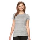 Women's Apt. 9&reg; Essential Crewneck Tee, Size: Medium, Med Grey