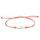 Lc Lauren Conrad Palm Tree Pink Cord Bracelet, Women's