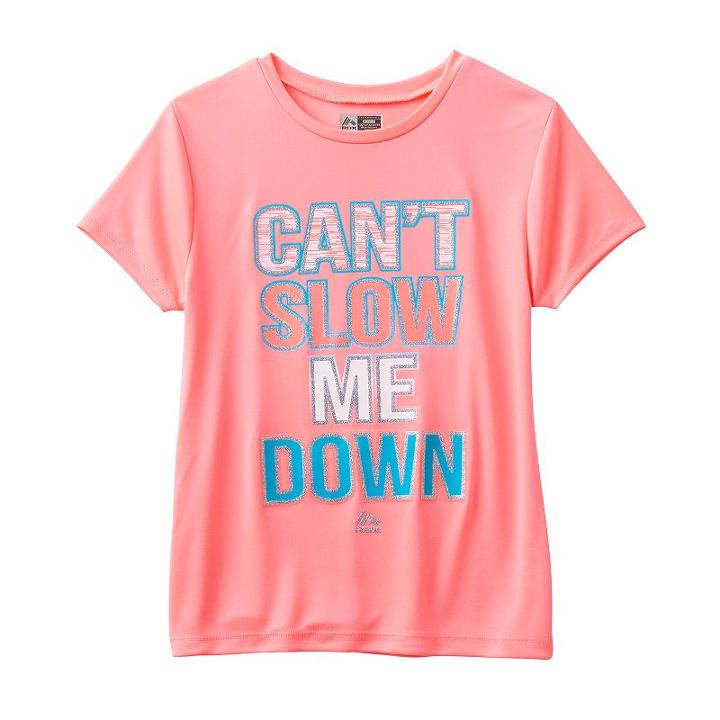 Girls 7-16 Rbx Foil Graphic Tee, Size: Large, Brt Pink