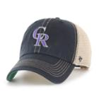 Adult '47 Brand Colorado Rockies Trawler Clean Up Hat, Men's, Black