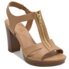 Rampage Preeta Women's High Heel Sandals, Size: Medium (10), Beig/green (beig/khaki)