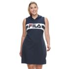 Plus Size Fila Sport&reg; Hoodie Dress, Women's, Size: 3xl, Blue (navy)