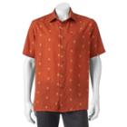 Men's Croft & Barrow&reg; Classic-fit Island Microfiber Button-down Shirt, Size: Large, Orange