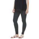 Maternity A:glow Belly Panel Solid Leggings, Women's, Size: Xs-mat, Dark Grey