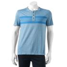 Men's Sonoma Goods For Life&trade; Classic-fit Slubbed Henley, Size: Large, Blue (navy)