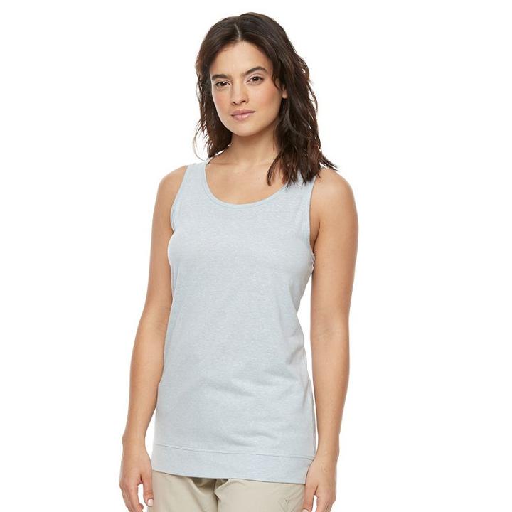 Women's Columbia Marbledale Keyhole Tank, Size: Xl, Med Grey