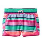 Baby Girl Carter's Print Active Shorts, Size: 7, Ovrfl Oth