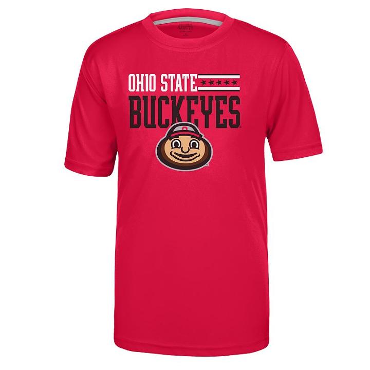 Boys 8-20 Ohio State Buckeyes Vital Tee, Size: Xl(18/20), Brt Red