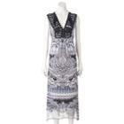 Women's World Unity Embellished Crochet Maxi Dress, Size: Small, Oxford