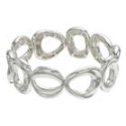Dana Buchman Geometric Stretch Bracelet, Women's, Silver