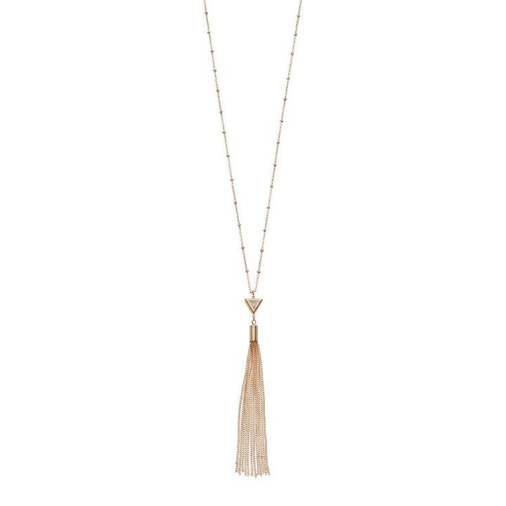 Lc Lauren Conrad Triangle Tassel Pendant Necklace, Women's, Gold