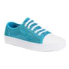 Muk Luks Tessa Women's Low-top Sneakers, Size: 9, Turquoise/blue (turq/aqua)