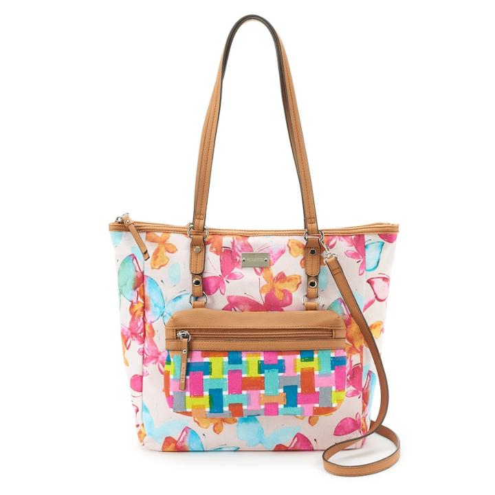 Rosetti Lizzy Printed Tote & Removable Bag, Women's, Pink