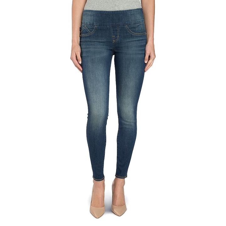 Petite Women's Rock & Republic&reg; Fever Faded Jean Leggings, Size: 0p Short, Med Blue