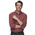 Men's Croft & Barrow&reg; True Comfort Classic-fit Stretch Button-down Shirt, Size: Xl, Brt Orange