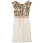 Girls Plus Size Speechless Embellished Sequin Body Dress, Girl's, Size: 16 1/2, White Oth