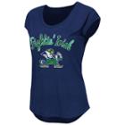 Juniors' Notre Dame Fighting Irish Equinox Tee, Women's, Size: Small, Blue (navy)