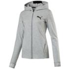 Women's Puma Urban Sports Zip-up Hoodie, Size: Medium, Grey Other