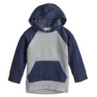 Baby Boy Jumping Beans&reg; Raglan Softest Fleece Pullover Hoodie, Size: 18 Months, Med Grey