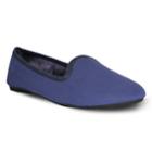 Olivia Miller Angie Women's Smoking Flats, Size: 10, Blue (navy)