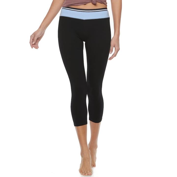 Juniors' So&reg; Pajamas: Yoga Capri Leggings, Teens, Size: Medium, Lt Purple