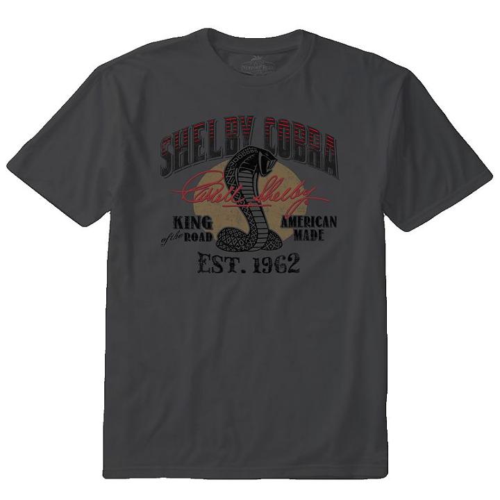 Men's Newport Blue Shelby Cobra Tee, Size: Large, Dark Grey