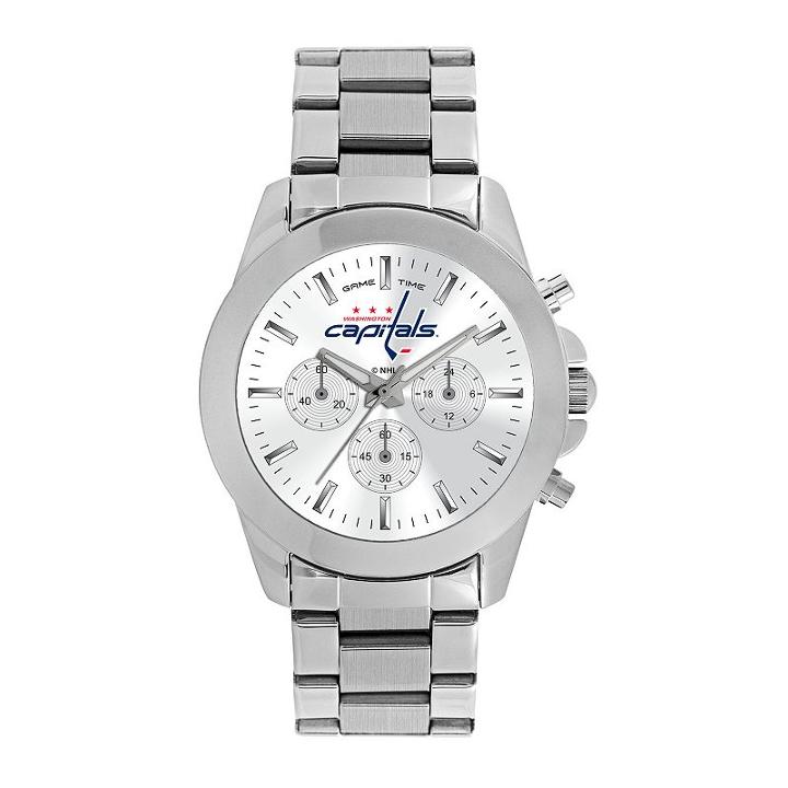 Women's Game Time Washington Capitals Knockout Watch, Silver