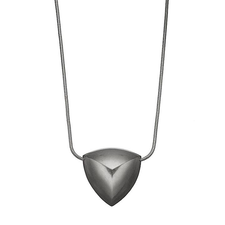 Simply Vera Vera Wang Pyramid Pendant Necklace, Women's, Med Grey