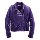 Disney D-signed Descendants 2 Girls 7-16 Velvet Studded Moto Jacket, Size: Medium, Med Pink