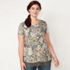 Plus Size Lc Lauren Conrad Lace-trim Top, Women's, Size: 3xl, White