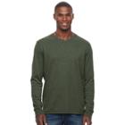 Men's Croft & Barrow&reg; Classic-fit Stretch Performance V-neck Tee, Size: Small, Dark Green
