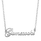 Fiora Sterling Silver South Carolina Gamecocks Necklace, Women's, Size: 16, Grey