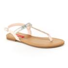Unionbay Appeal Women's Embellished Sandals, Size: Medium (6.5), Pink