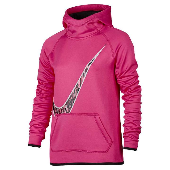 Girls 7-16 Nike Dri-fit Therma Hoodie, Girl's, Size: Large, Med Red