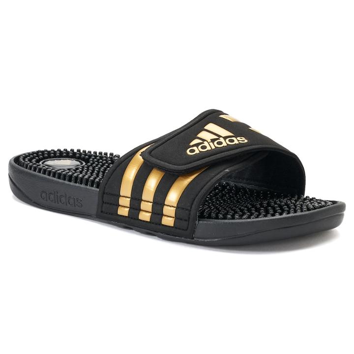 Adidas Adissage Women's Sandals, Size: 10, Black