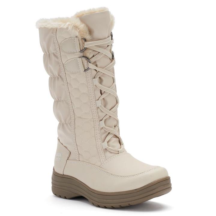 Totes Janis Women's Waterproof Winter Boots, Size: Medium (9), Beige Oth