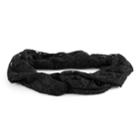 Mudd&reg; Floral Lace Twisted Head Wrap, Black