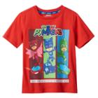 Boys 4-7 Pj Masks Owlette, Gekko & Catboy Save The Day Graphic Tee, Boy's, Size: 5-6, Red